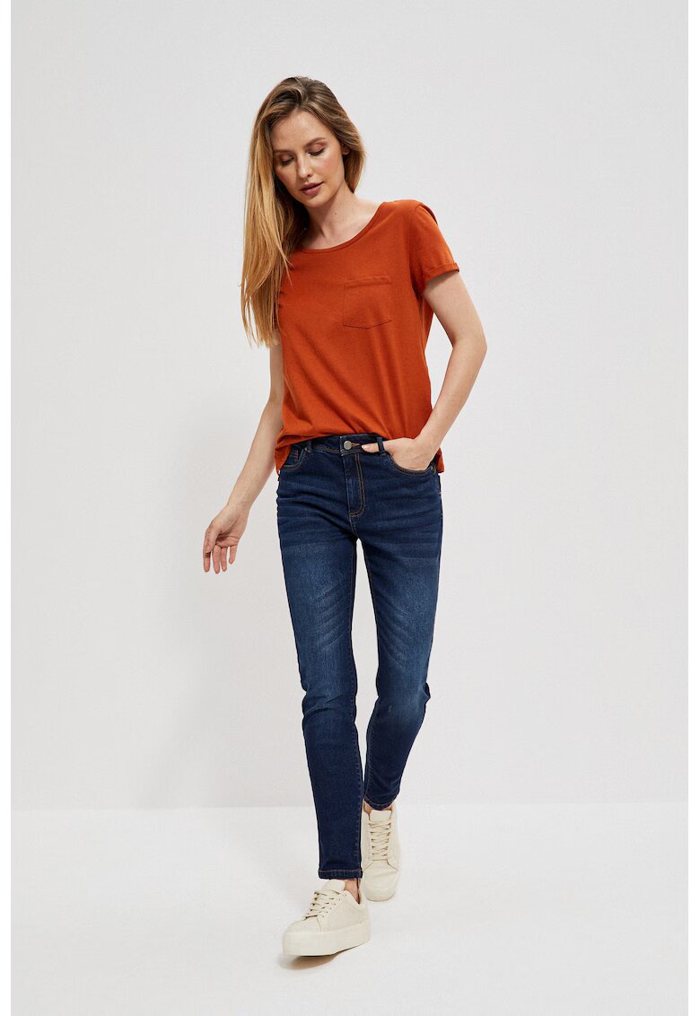 MOODO Jeansuri skinny - Albastru inchis