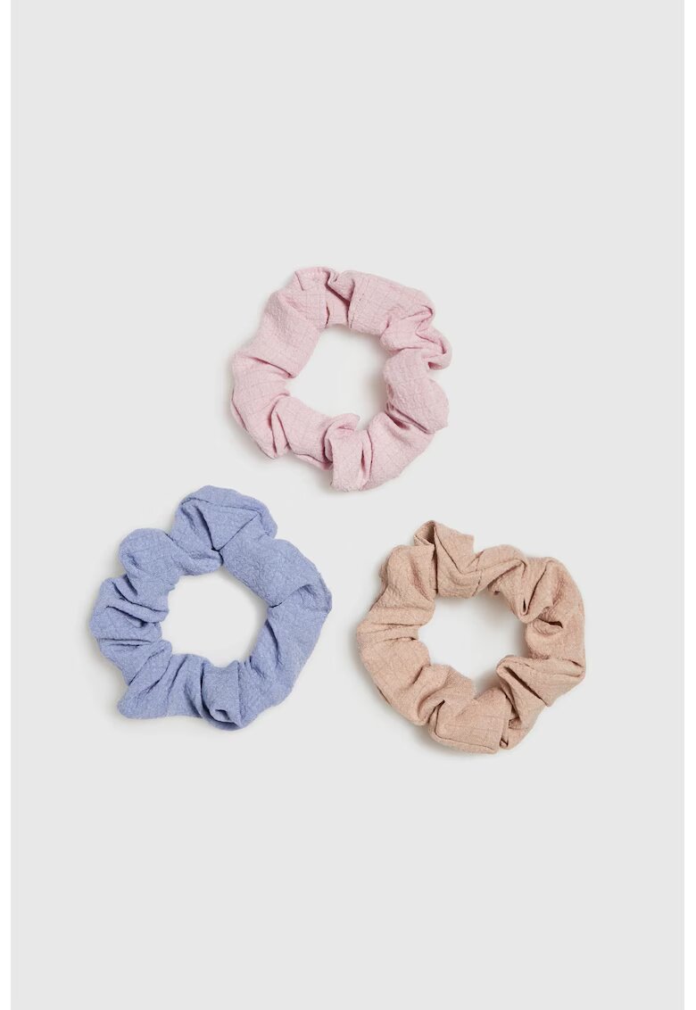 MOODO Set elasticuri pentru par 3 bucati - culori pastelate - One Size