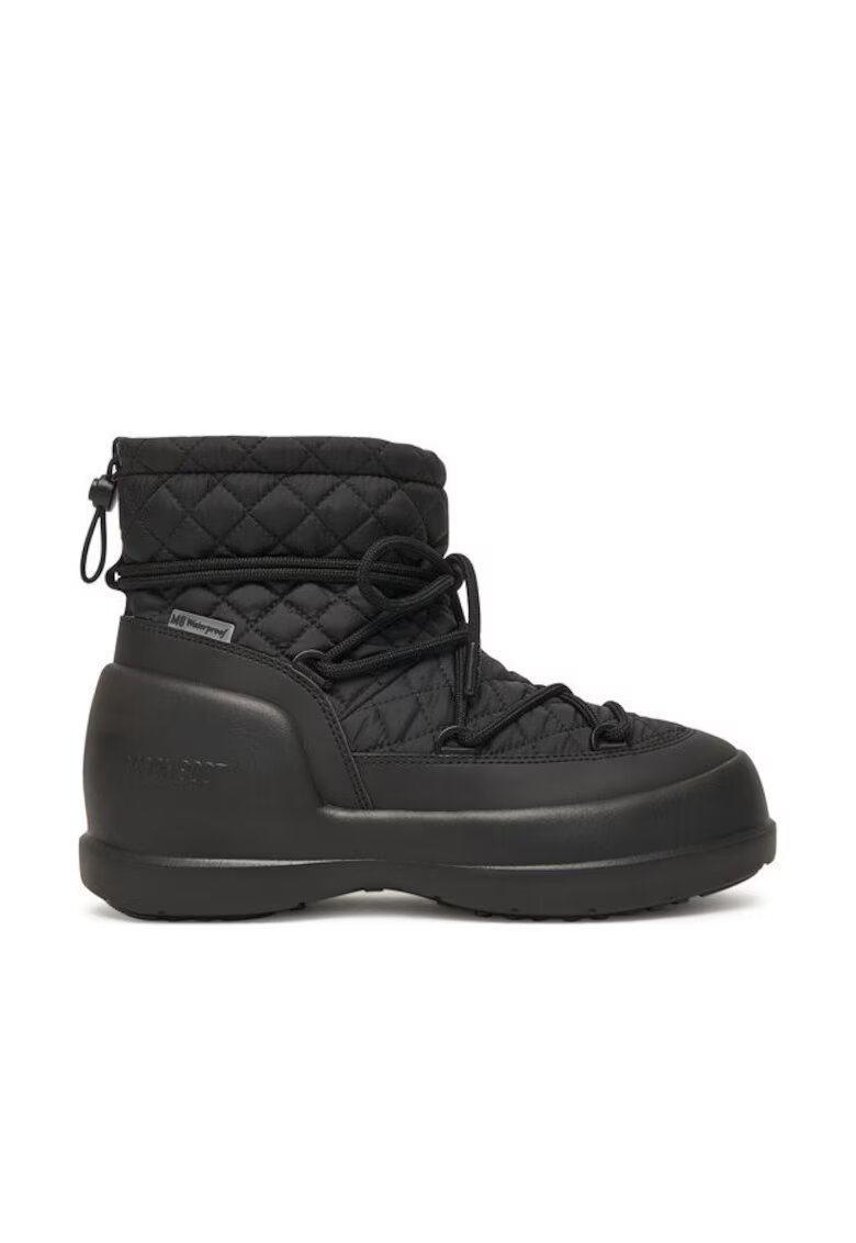 Moon Boot dama Mb Mezzaluna Quilted - negru - textil - Negru