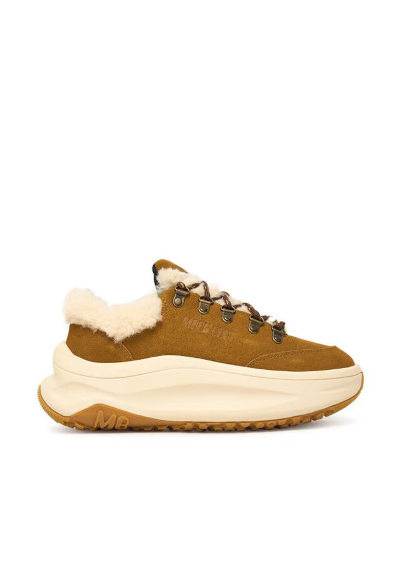 Moon Boot Ghete dama Piele naturala - Maro - Maro