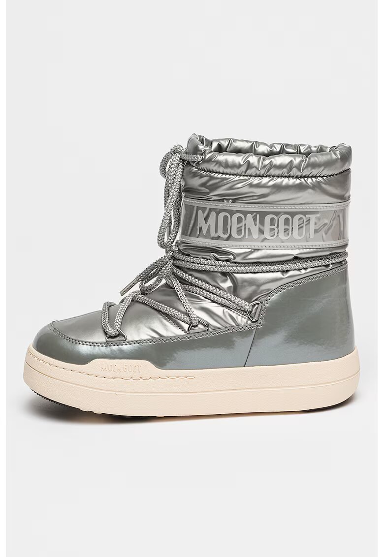 Moon Boot Ghete de iarna cu logo - Argintiu