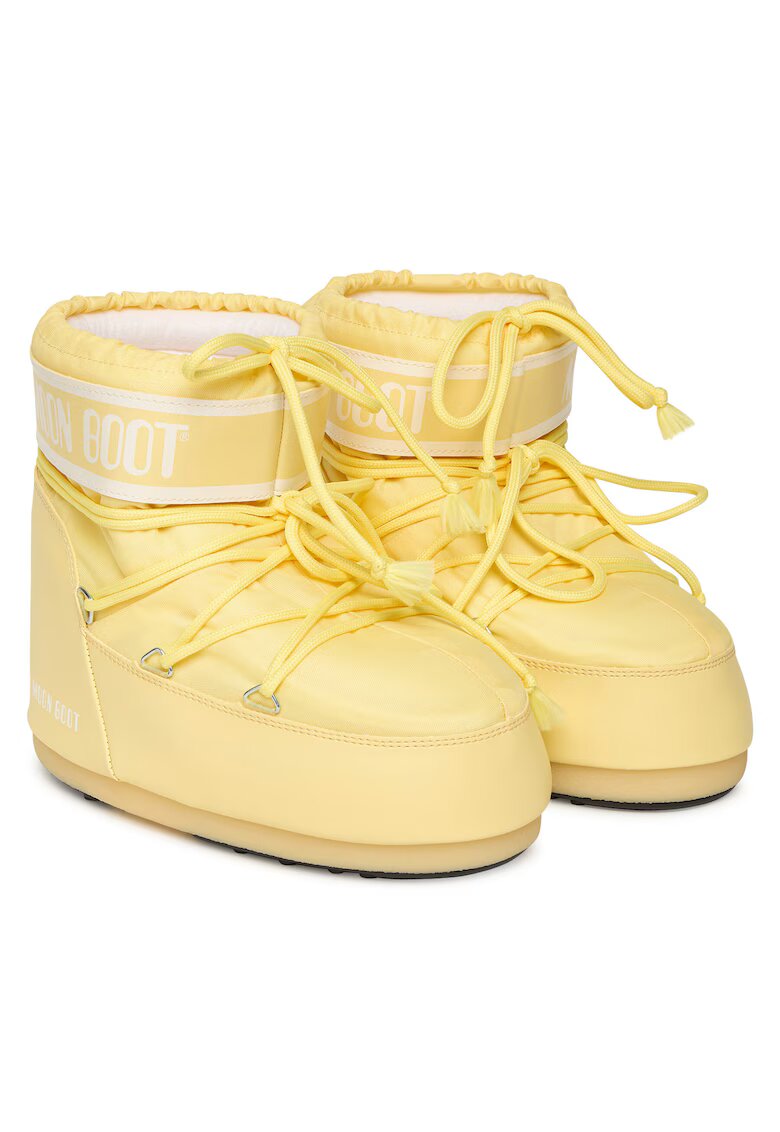 Moon Boot Ghete unisex piele ecologica - Mb Icon Low - Galben