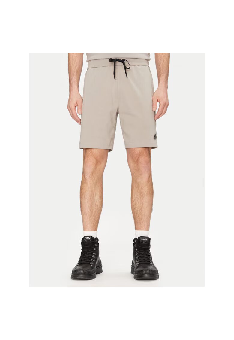 MOOSE KNUCKLES Pantaloni sport barbati gri - scurti