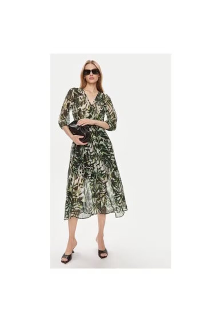 Morgan Rochie dama - 303918934 - Poliester reciclat/Poliester - Verde - Verde