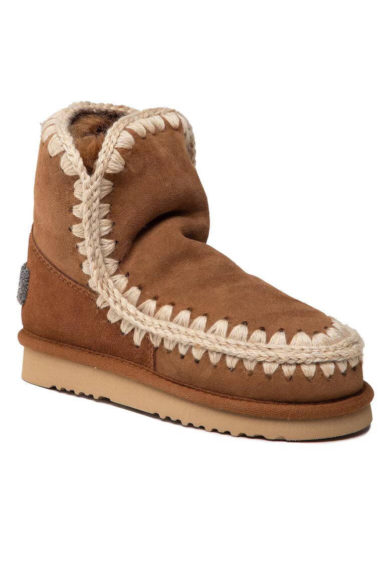 Mou Ghete dama COG Eskimo 18 Glitter Lo - piele naturala - maro