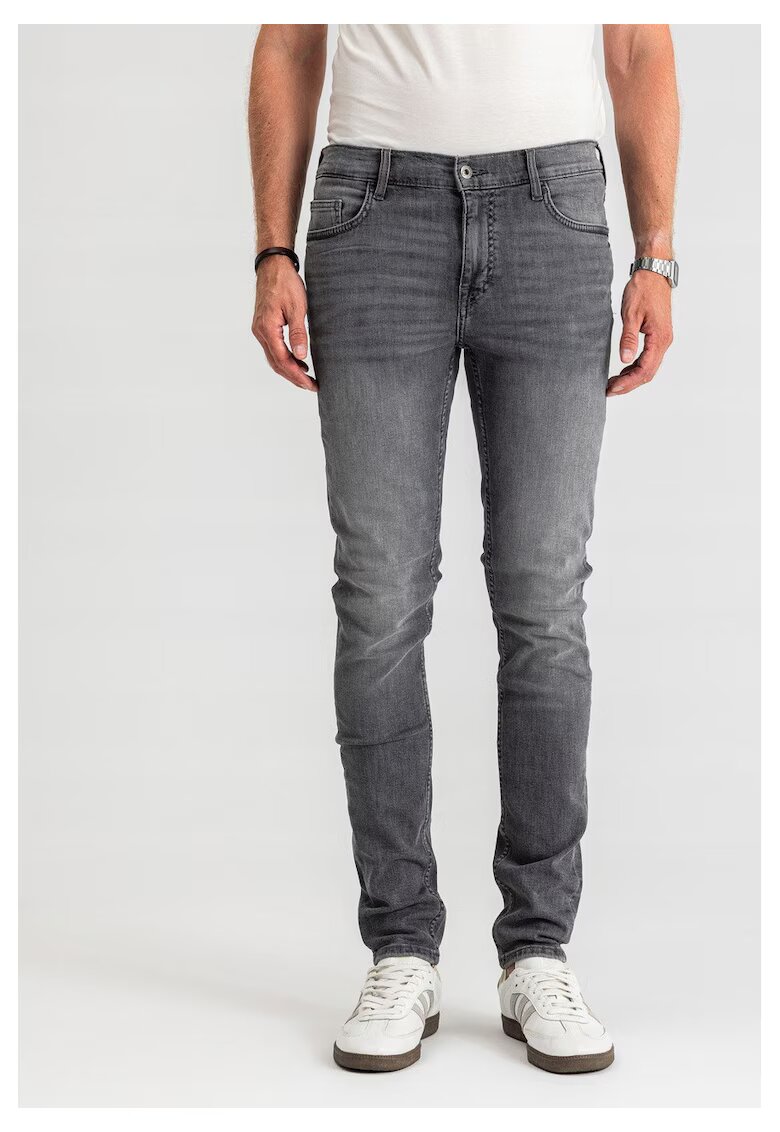 Mustang Blugi Barbati - Frisco - Talie Medie - 100% Bumbac - Fermoar - Lungi - 5 - Negru