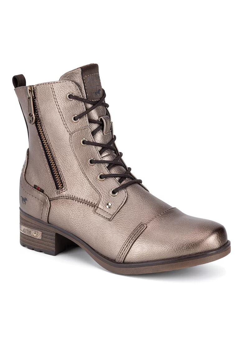 Mustang Botine dama 1229-513 - Textil - Auriu