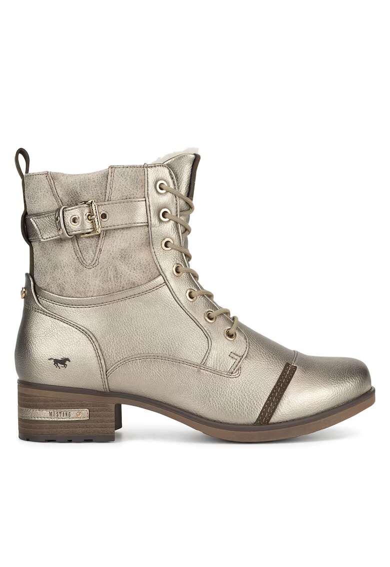 Mustang Botine dama 1229-606 - Textil - Auriu