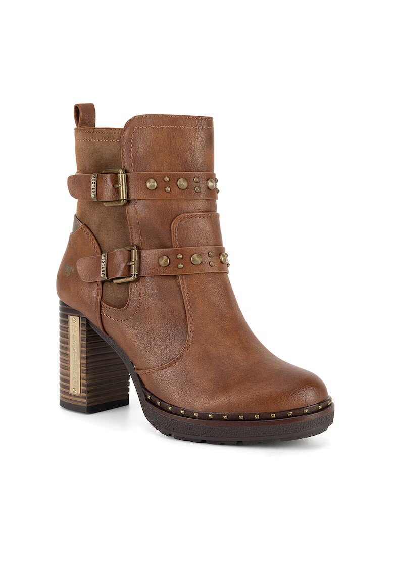 Mustang Botine dama 1336-512 - Textil - Maro