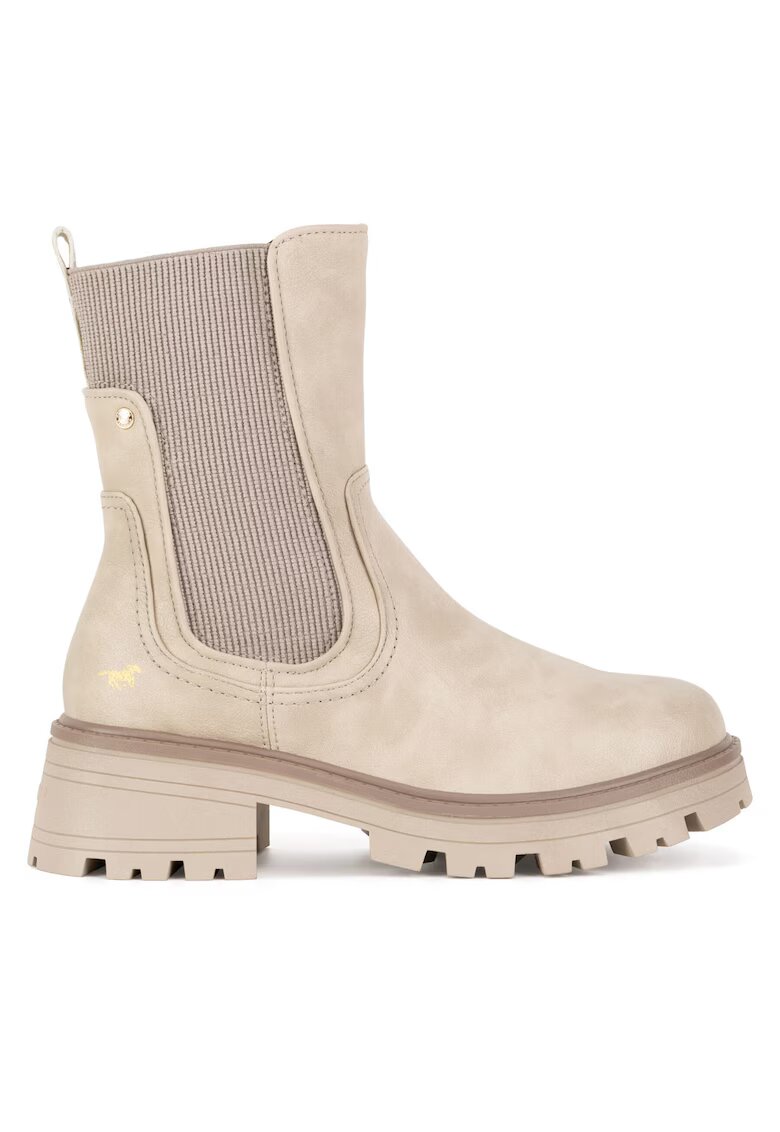 Mustang Botine dama 1469-501 - Textil - Bej