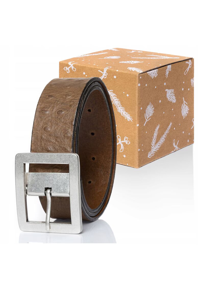 Mustang Curea Din Piele 100% Piele Naturala - Maro - Maro