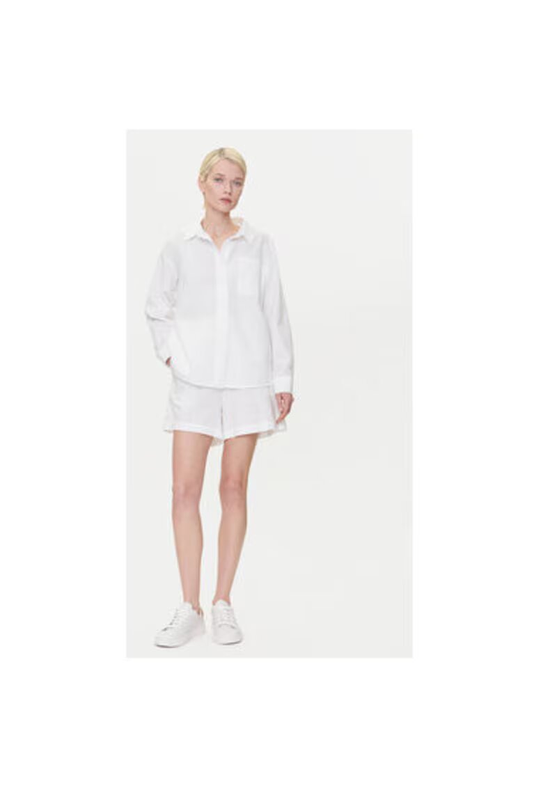 Mustang Pantaloni scurti dama 1016584 - Bumbac/In - XL INTL - Alb