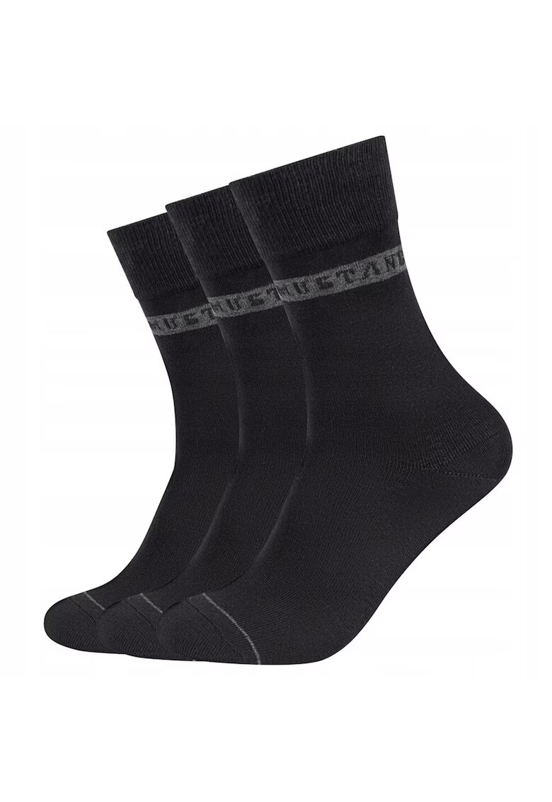 Mustang Sosete Barbati - 3 Perechi - Lungime - Negru - Marimea 47-49 EU
