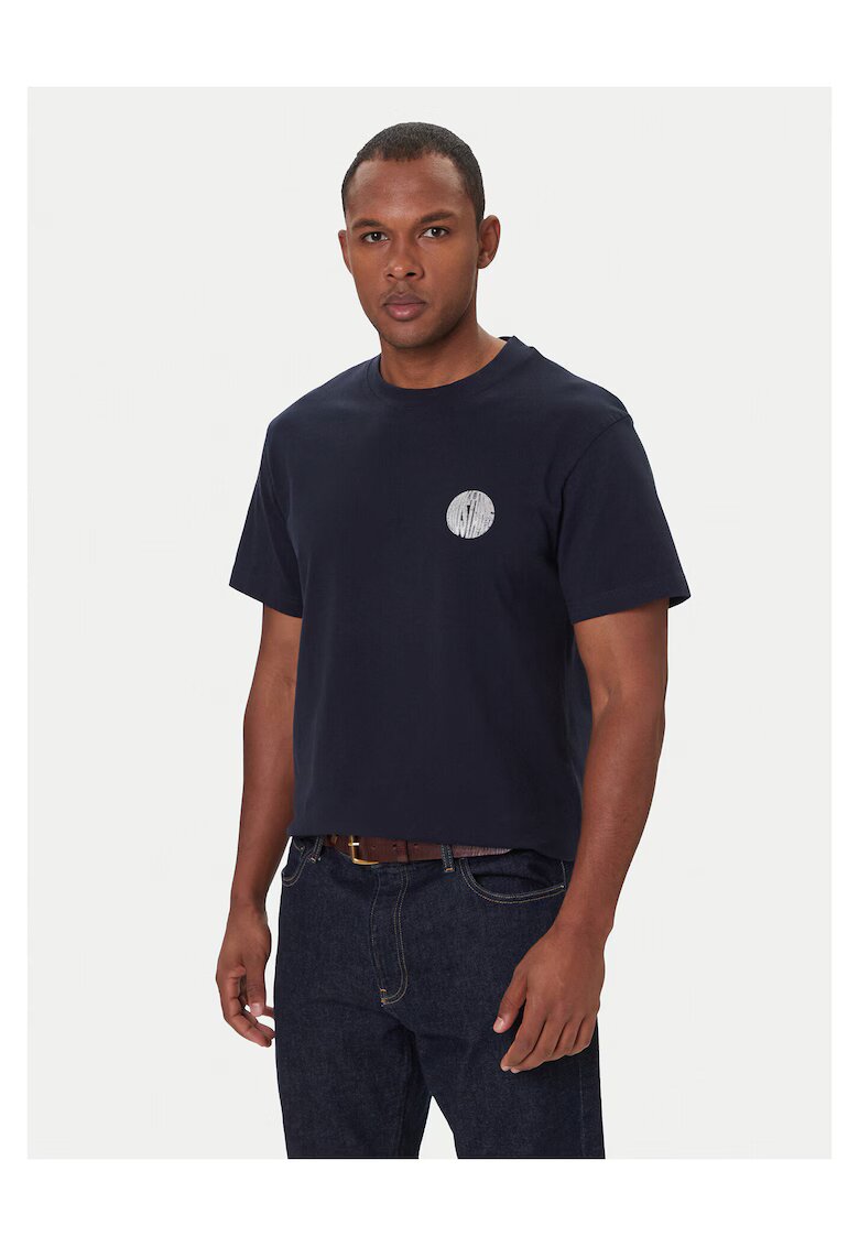 Mustang Tricou barbat - bleumarin - bumbac