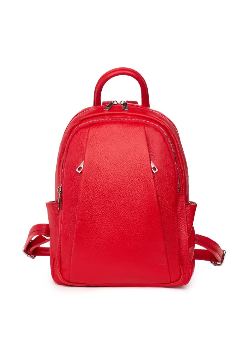 myOwn Rucsac din piele naturala Thomas - Rosu