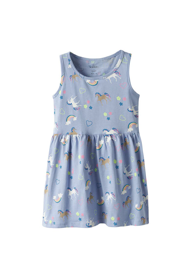 Name it Rochie fete 13230153 - Bumbac - Albastru deschis - Albastru deschis