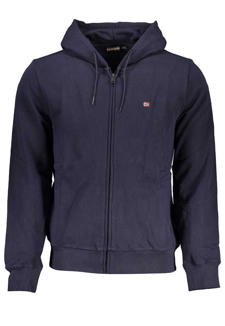 Napapijri Bluza barbati - 100% Bumbac - Albastru - NP0A4HHVBALISFZHSUM - Albastru