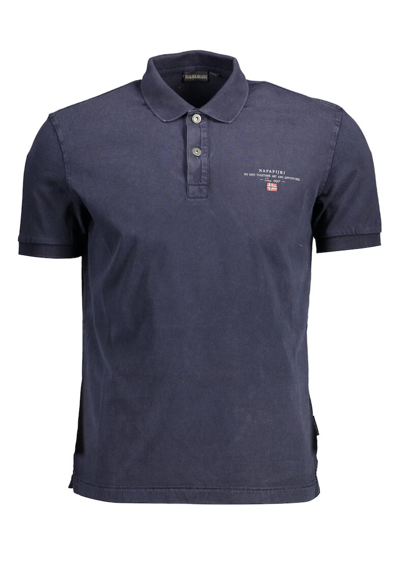 Napapijri Tricou Polo barbati - Elbas NP0A4GB4 - Logo Brodat - Regular Fit -