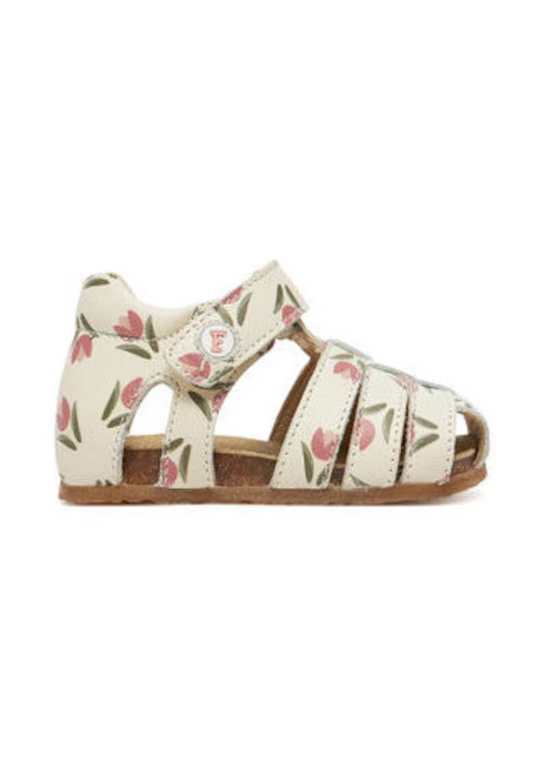Naturino Sandale pentru fete - 305326638 - piele naturala - bej
