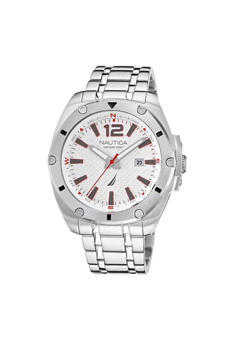 Nautica Ceas barbatesc Tin Can Bay - Analog 1654383667 - Argintiu