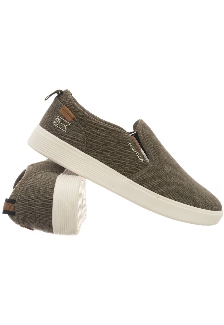 Nautica Tenisi barbati CARRERA CVS - oliv - material sintetic - slip-on - talpa cauciuc.