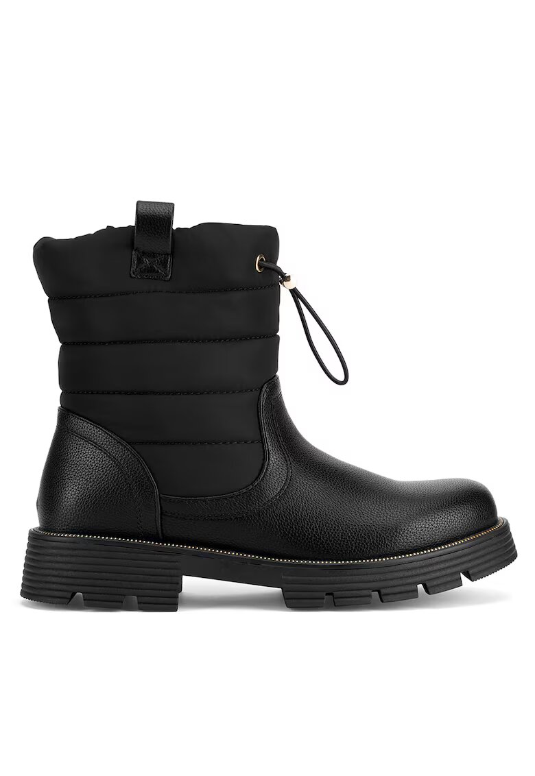 Nelli Blu Ghete pentru fete - textil - negru