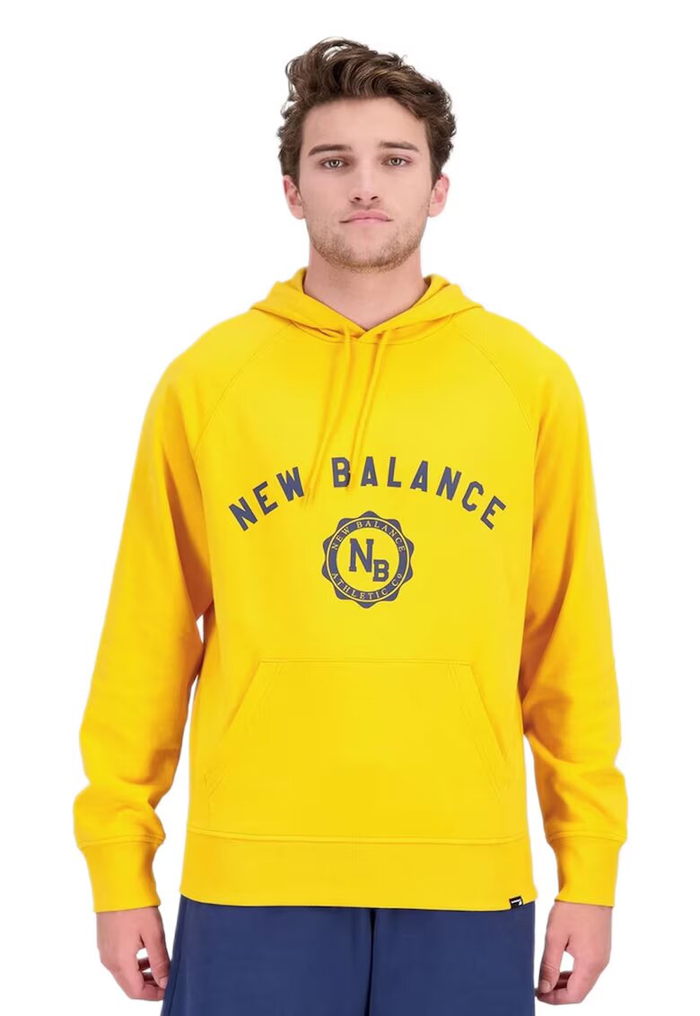 New Balance Bluza barbati Bumbac - Galben - Galben