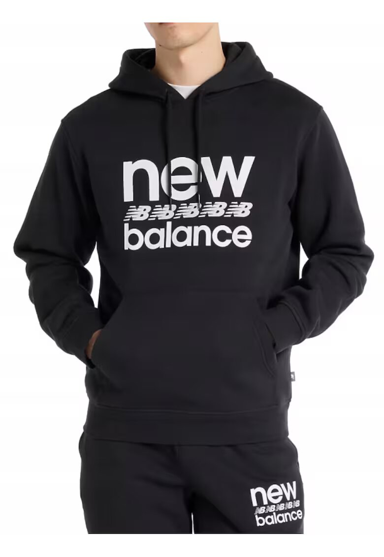 New Balance Hanorac cu logo si buzunar kangaroo