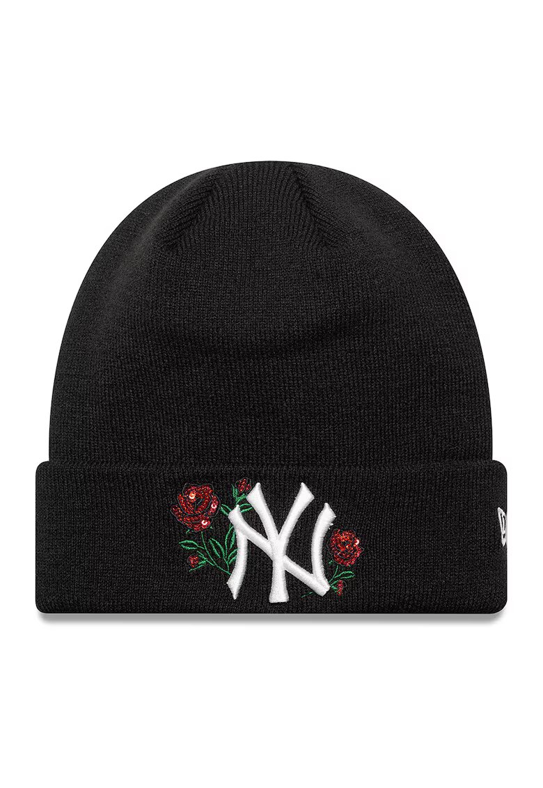 New Era Caciula cu broderii florale - Negru