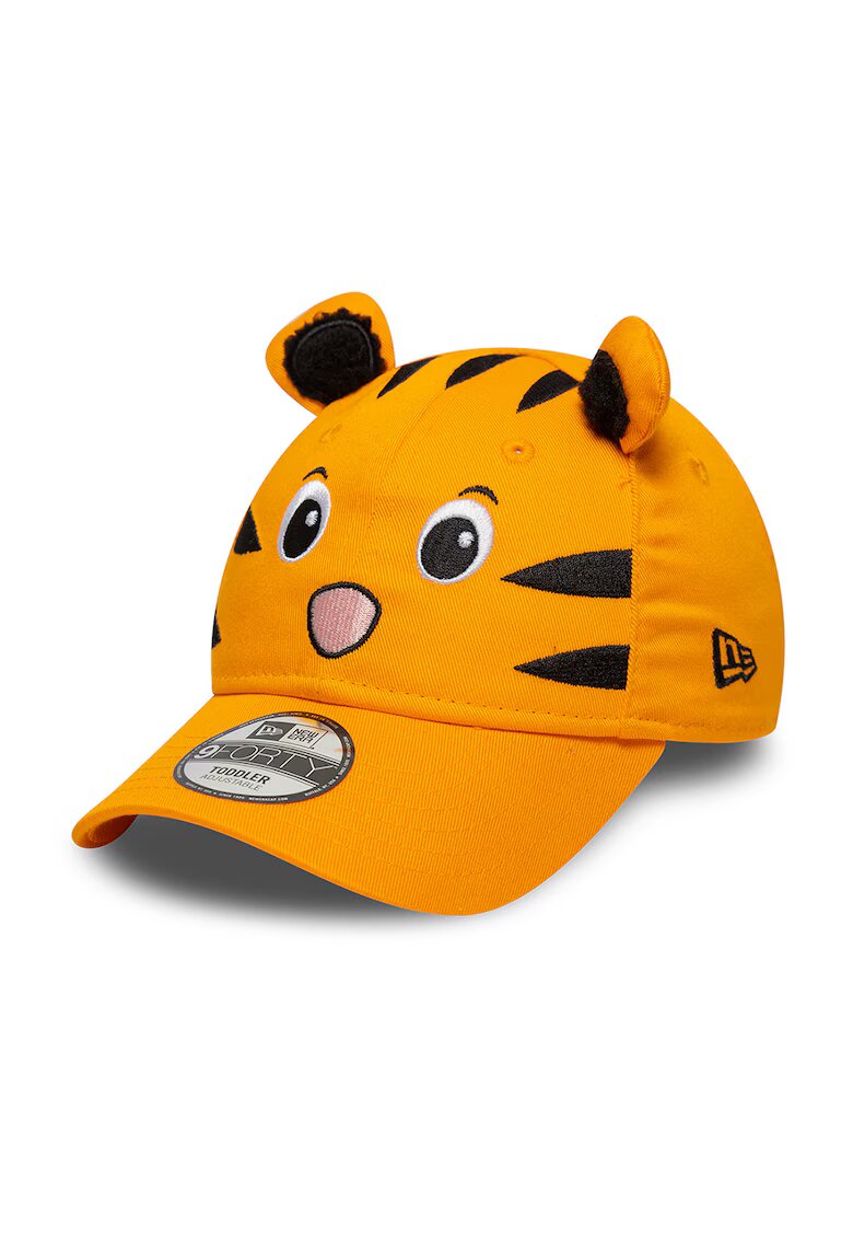 New Era Sapca baseball din bumbac cu urechi - Negru/Portocaliu