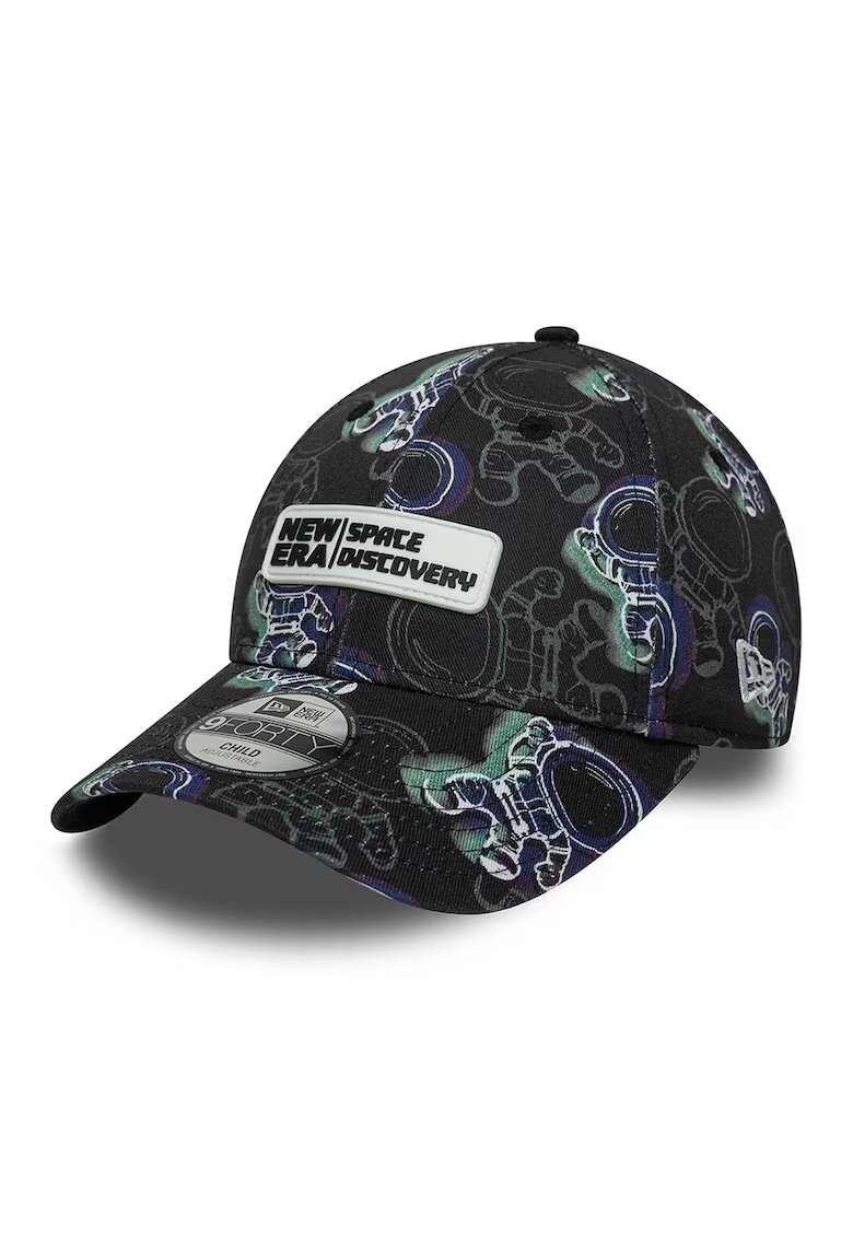 New Era Sapca cu imprimeu grafic 9Forty - Alb/Negru/Albastru