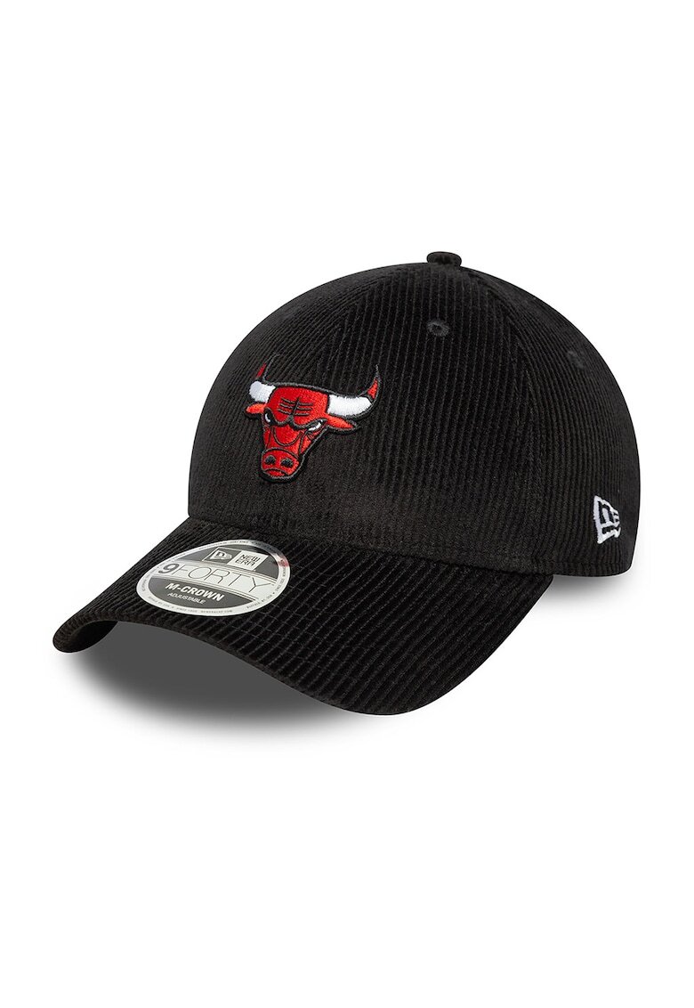 New Era Sapca din reiat cu logo Chicago Bulls 9Forty - Rosu/Negru