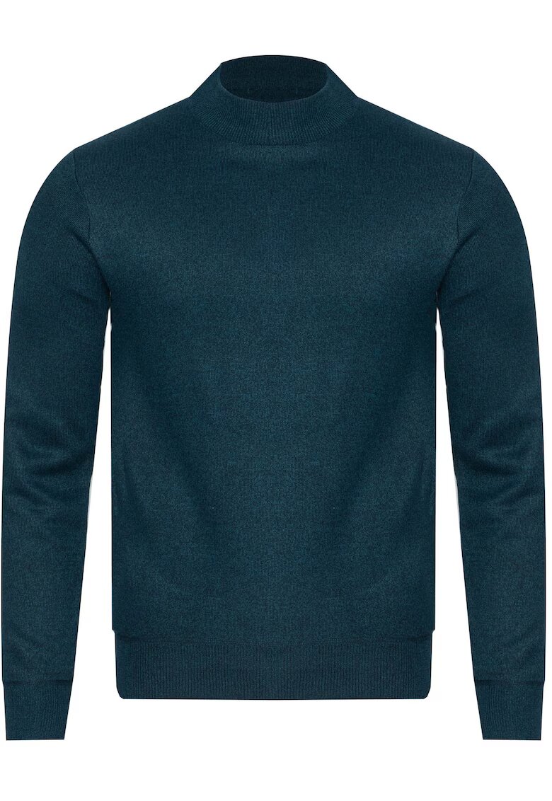 New Wise Pulover barbati - N616 - verde sticla - material acril-elastan-modal - croiala regulara