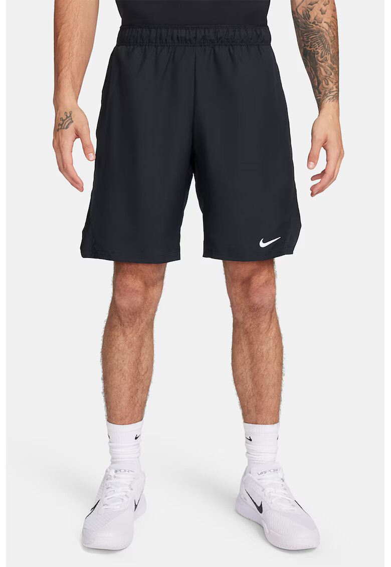 Nike Bermude cu tehnologie Dri Fit pentru tenis - Negru
