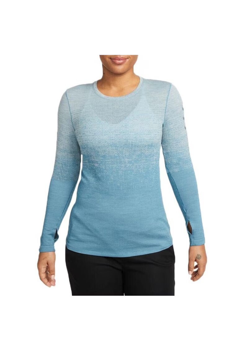 Nike Bluza alergare dama Dri-FIT Advance Run Division SS 2023 - Gri
