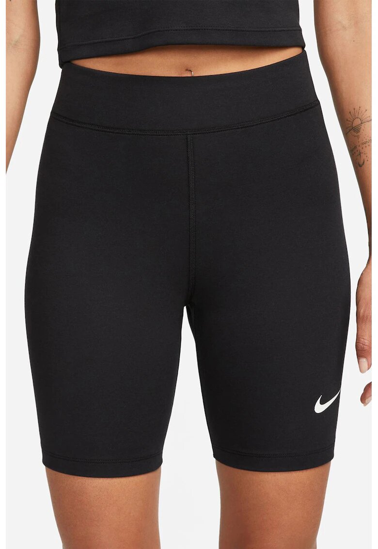 Nike Colanti scurti cu talie inalta Sportswear - Negru