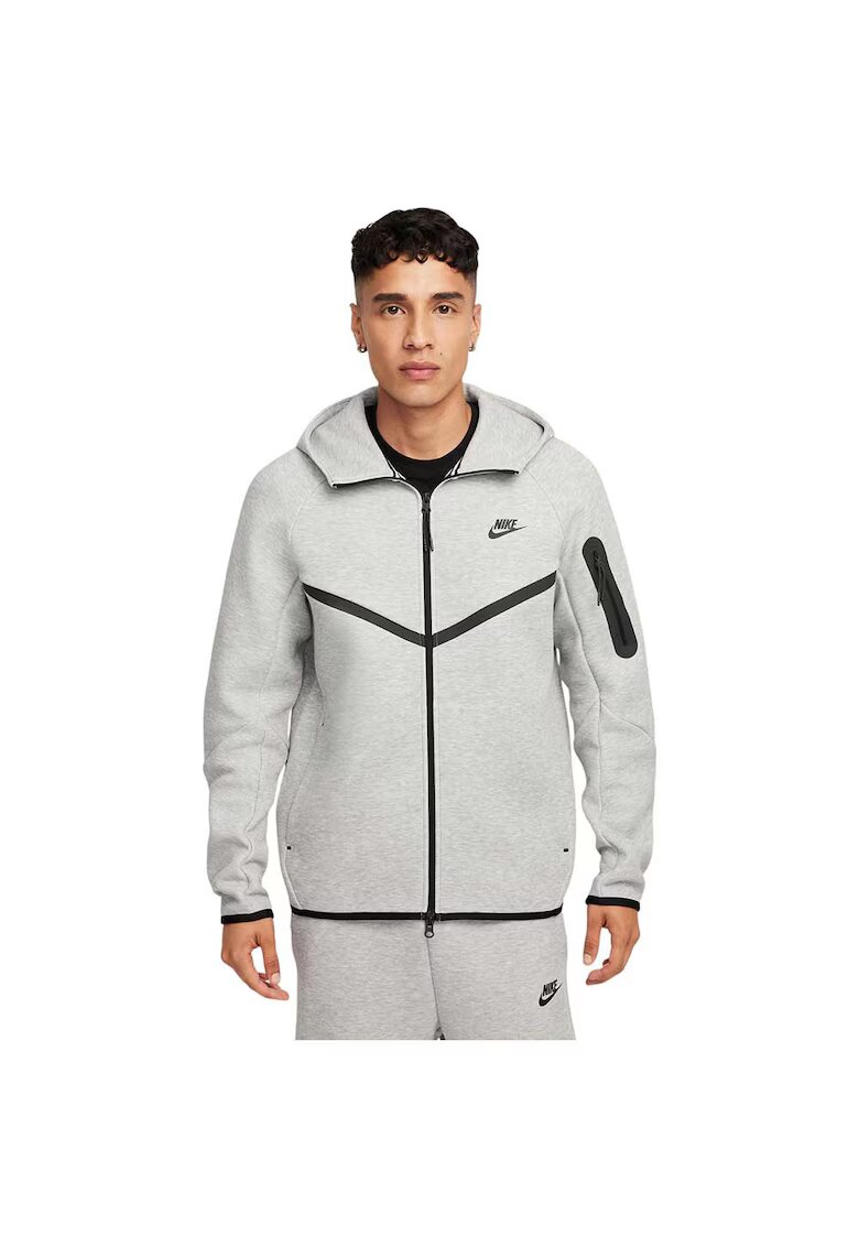 Nike Hanorac sport barbati HV0949 - Bumbac/Poliester - Gri