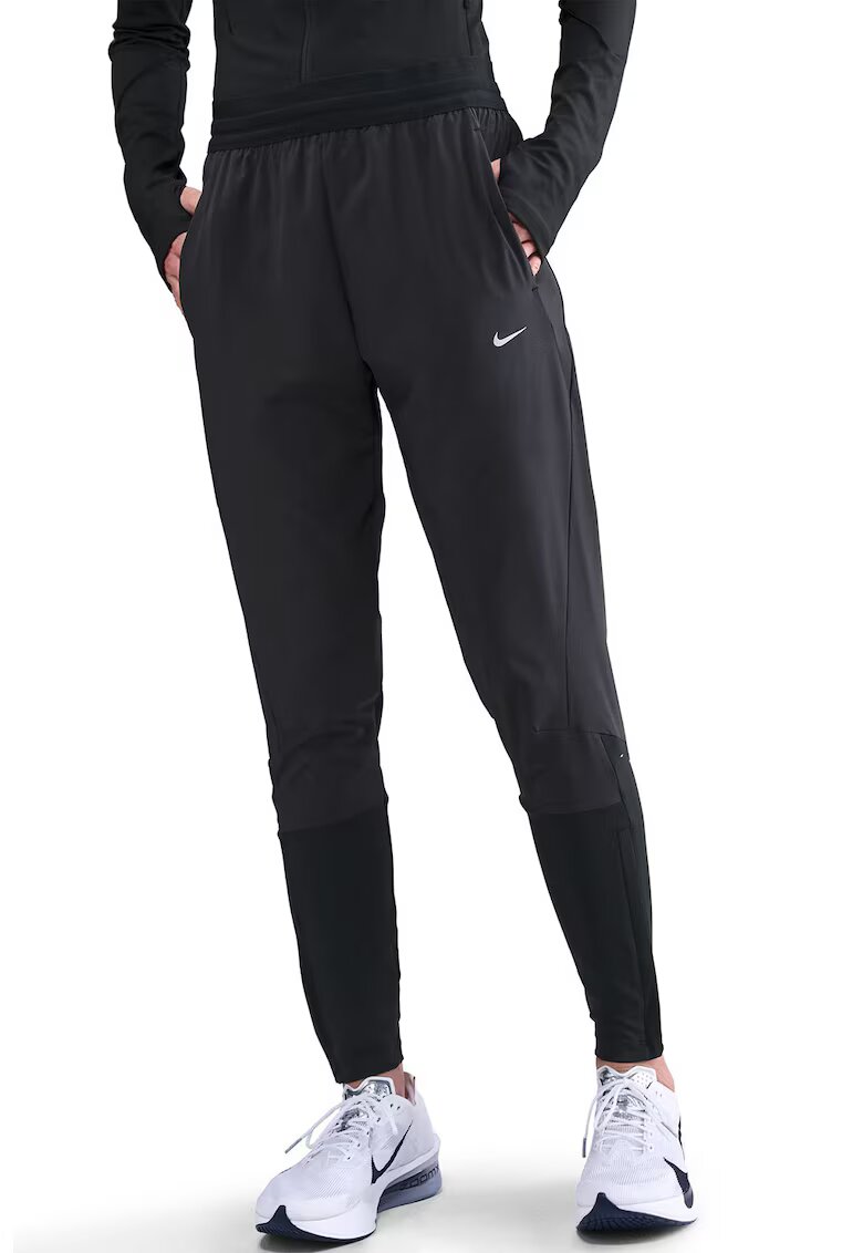 Nike Pantaloni cu tehnologie Dri-FIT pentru alergare Swift - Negru/Argintiu