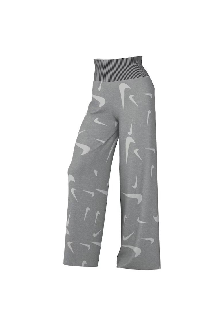 Nike Pantaloni pentru Femei - w nsw cozy logo aoj knit pant - FD4288-077 - Gri - Gri