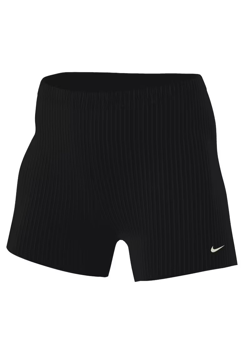 Nike Pantaloni pentru Femei - w nsw nk chll knt rib 3in shrt - FN3674-010 - Negru - Negru