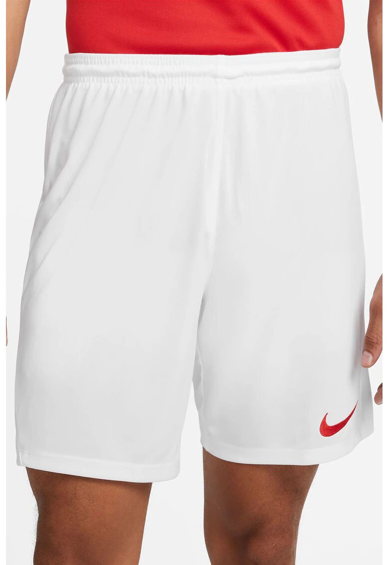 Nike Pantaloni scurti cu tehnologie Dri-FIT pentru fotbal Park III - Alb/Rosu inchis