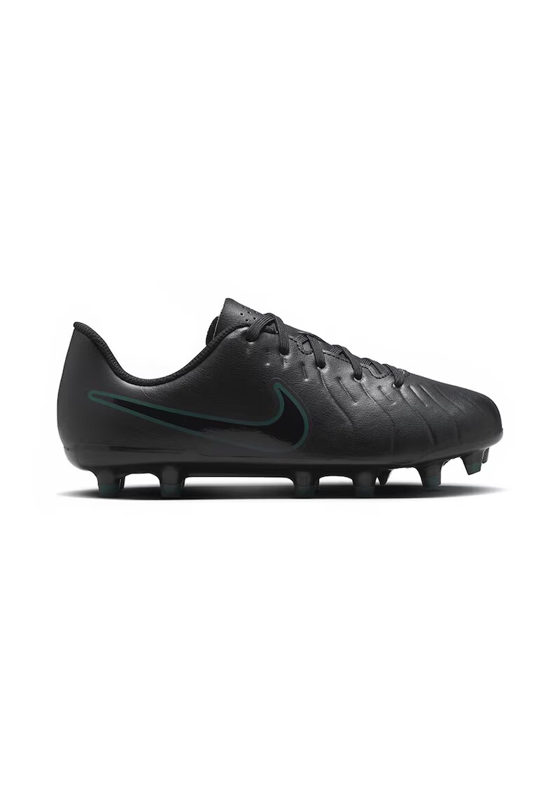 Nike Pantofi de piele ecologica cu crampoane pentru fotbal Legend 10 Club - Negru stins