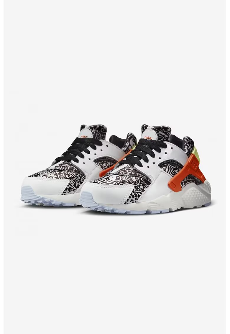 Nike Pantofi sport cu model Huarache - Alb/Negru/Portocaliu