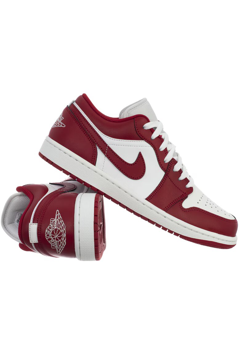 Nike Pantofi sport dama 553558 - Alb/Rosu - Piele naturala/Sintetic