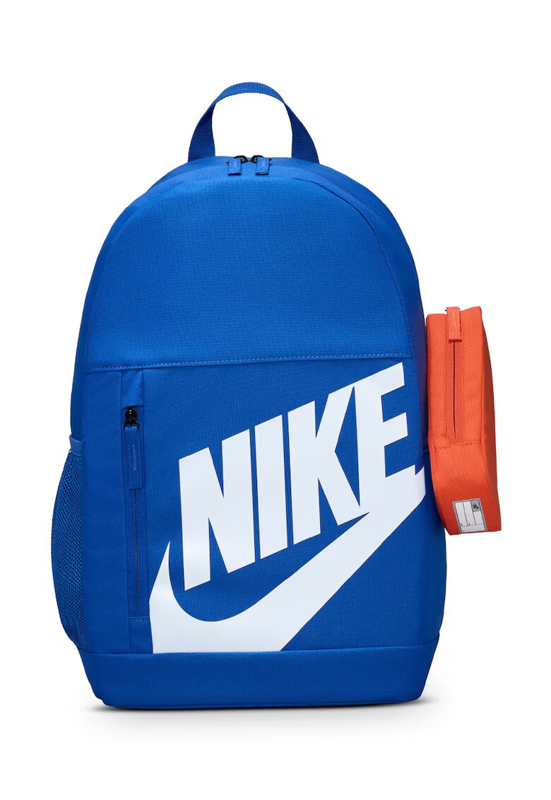 Nike Rucsac cu imprimeu logo si penar - 20 L - Alb/Albastru royal