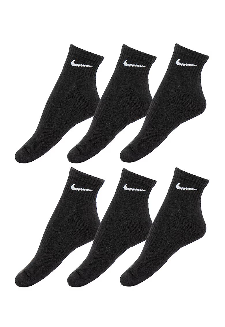 Nike Set de sosete pana la glezna - pentru fitness Everyday - 6 perechi - Negru