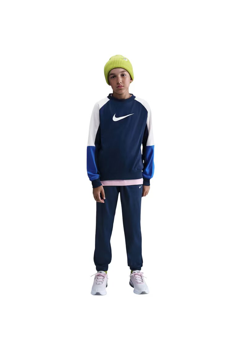 Nike Trening slim-fit cu logo - Albastru inchis
