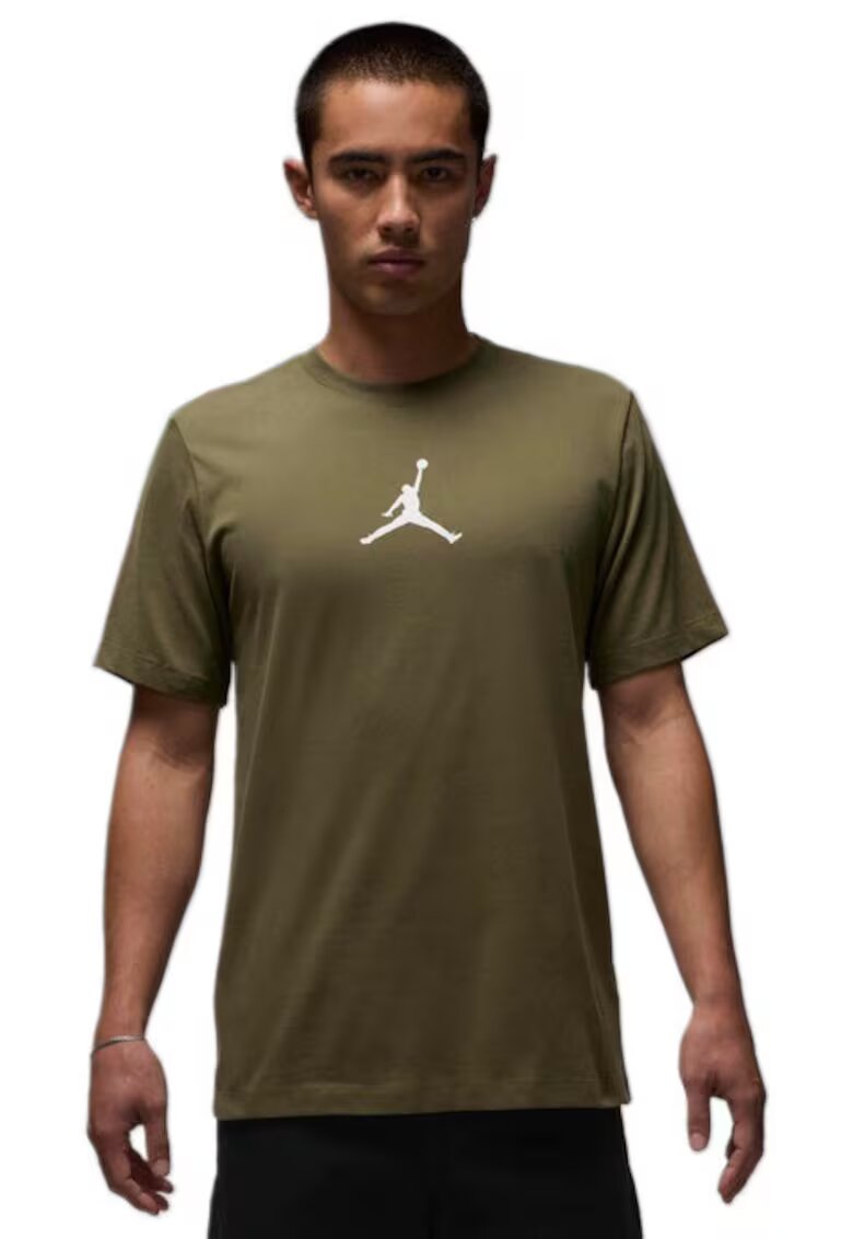 Nike Tricou barbati Bumbac - Verde - Verde