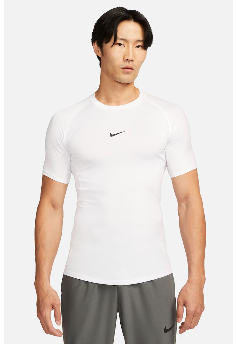 Nike Tricou slim fit cu maneci raglan si tehnologie Dri-FIT pentru antrenament Pro - Alb