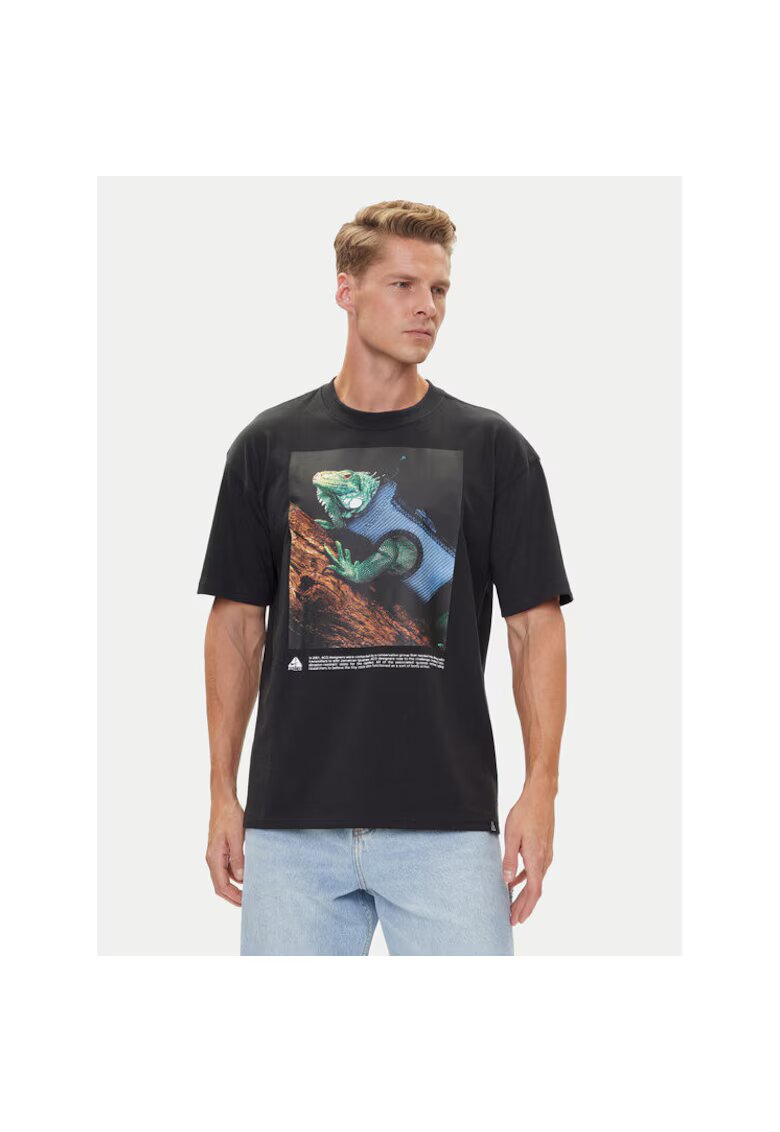 Nike Tricou sport barbati negru - 100% bumbac